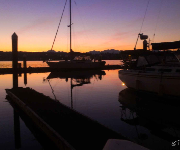 Sunset on the Docks